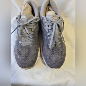 Asics Gray Running Shoes
